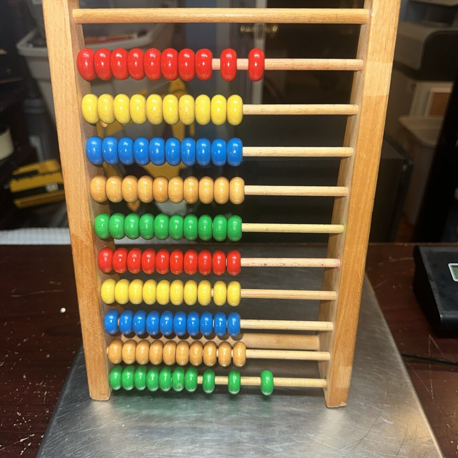 Imagination Generation 100-bead Wooden Abacus for Kids Learning Math Counting