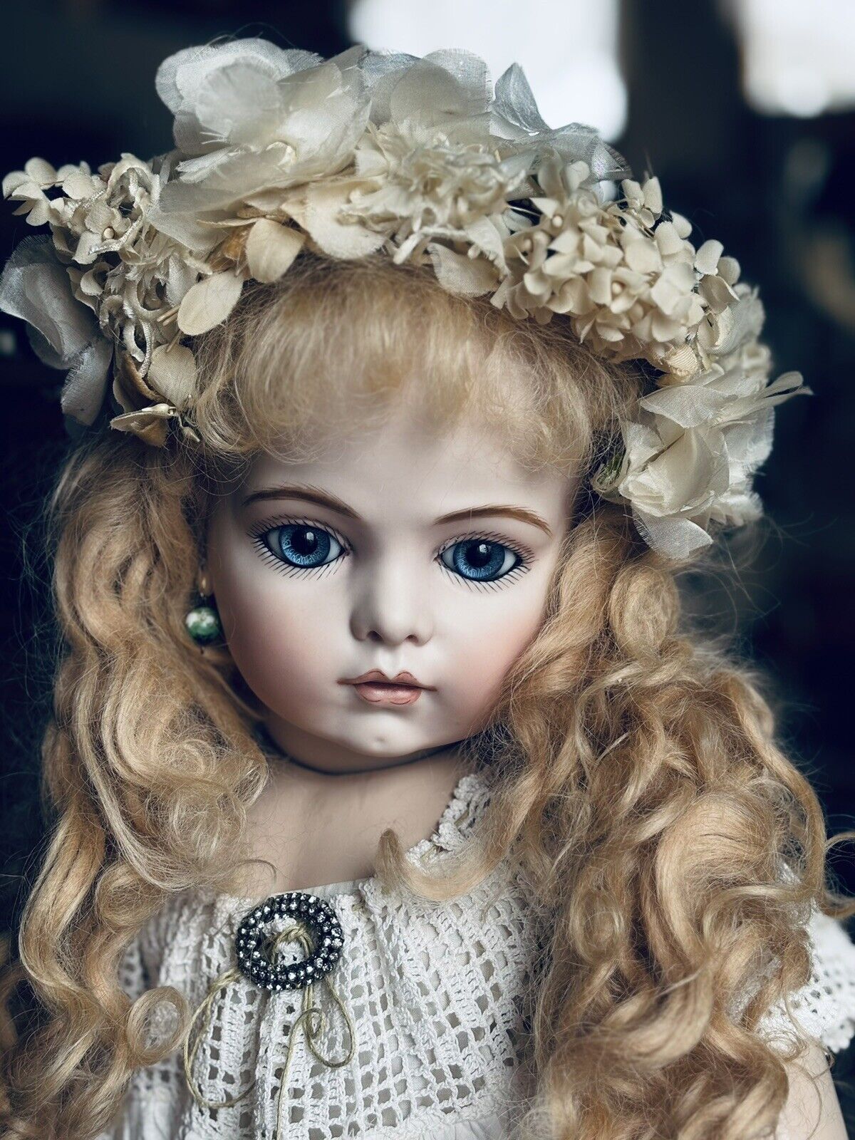Breathtaking 29” Bru Jne 14 Antique French Reproduction doll