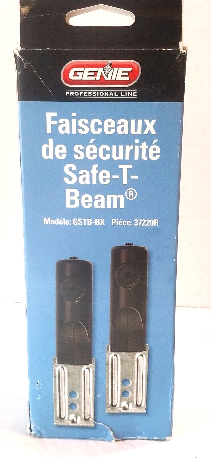 NEW Genie Safe-T-Beam Garage Door Safety Sensors Model GSTB-BX Part 37220R