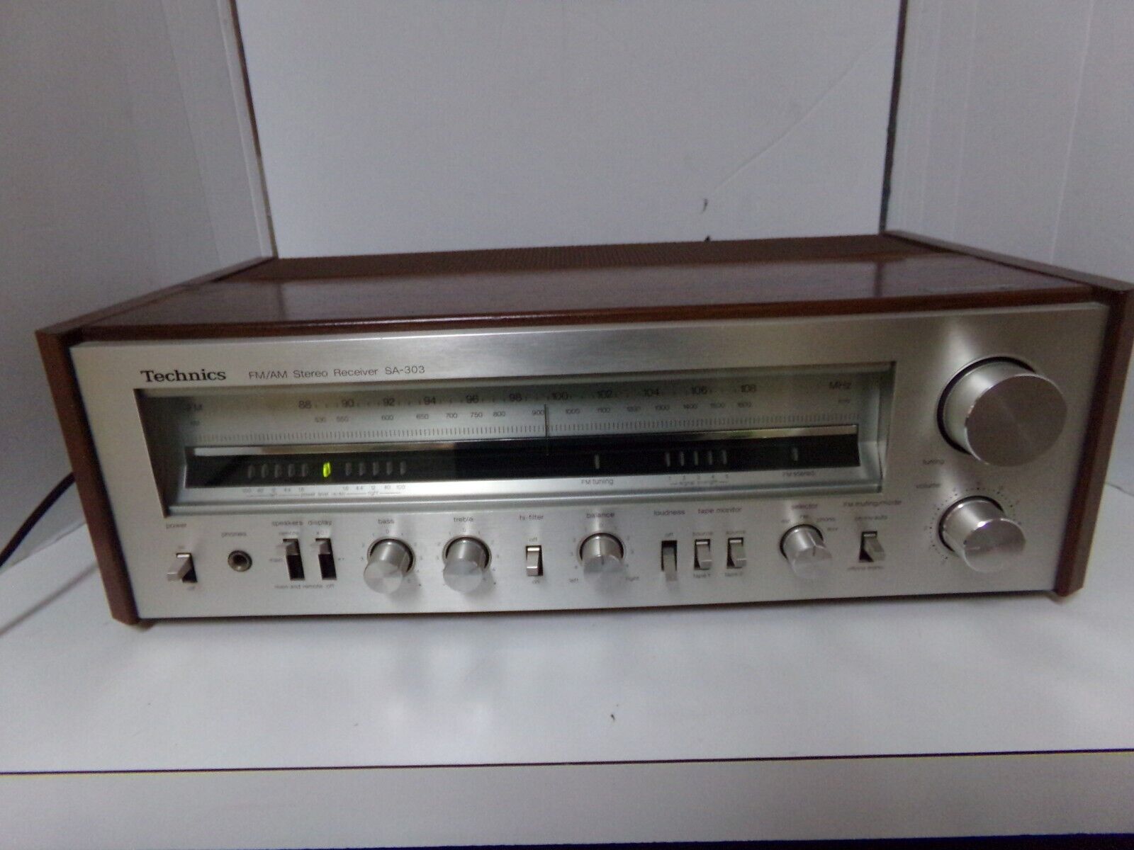 Vintage 1970s TECHNICS Stereo Receiver SA-303 Made in Japan