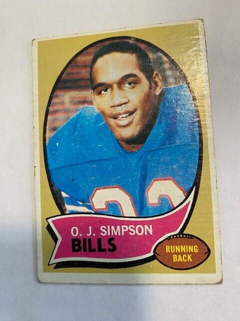 O.J. Simpson Rookie Card 1970 Topps - #90 - see photos