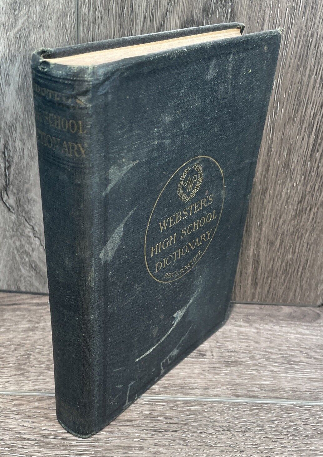 Antique Websters High School Dictionary 1892 American Book Company