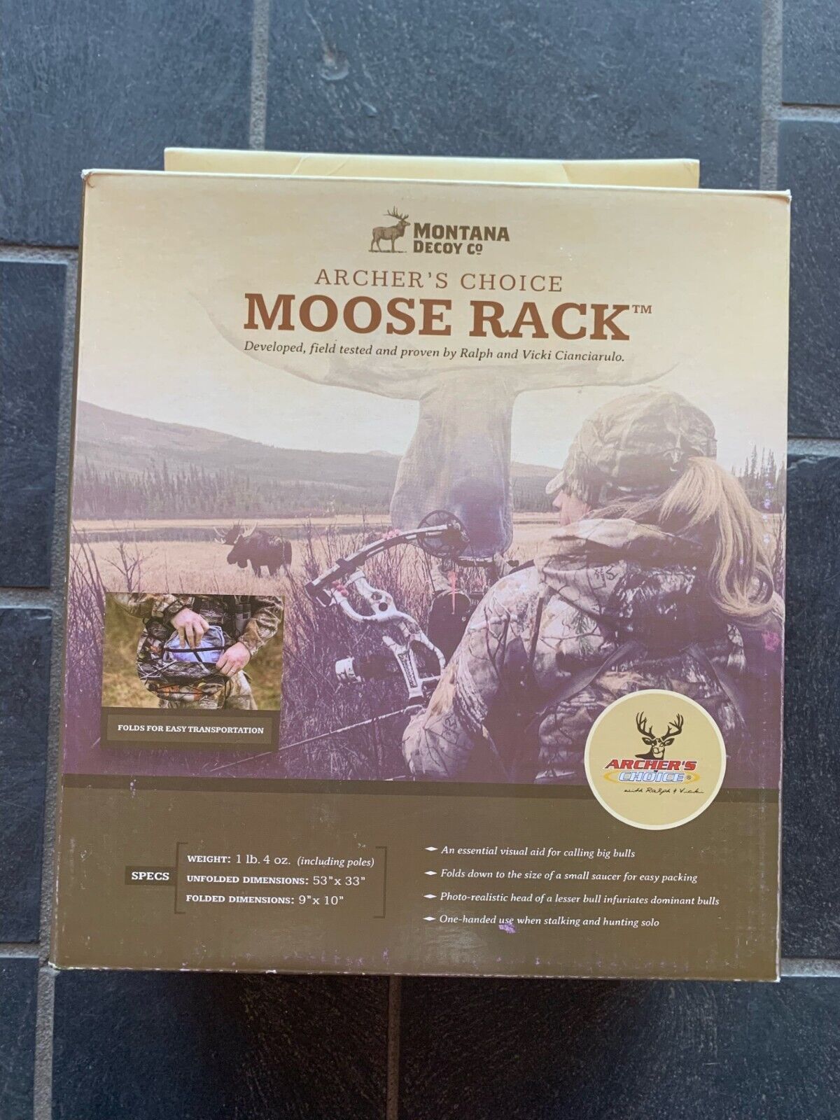 Montana Decoy Company Moose Bull Rack Decoy