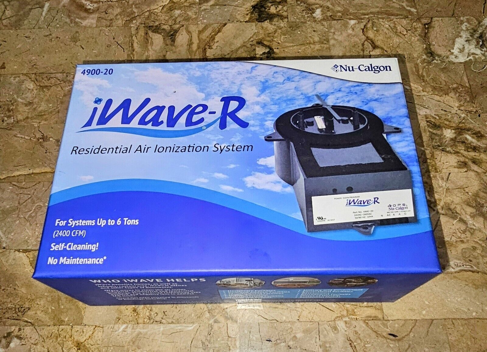 Nu-Calgon iWave-R Air Purifier - Clean and Freshen Your Indoor Air Efficiently