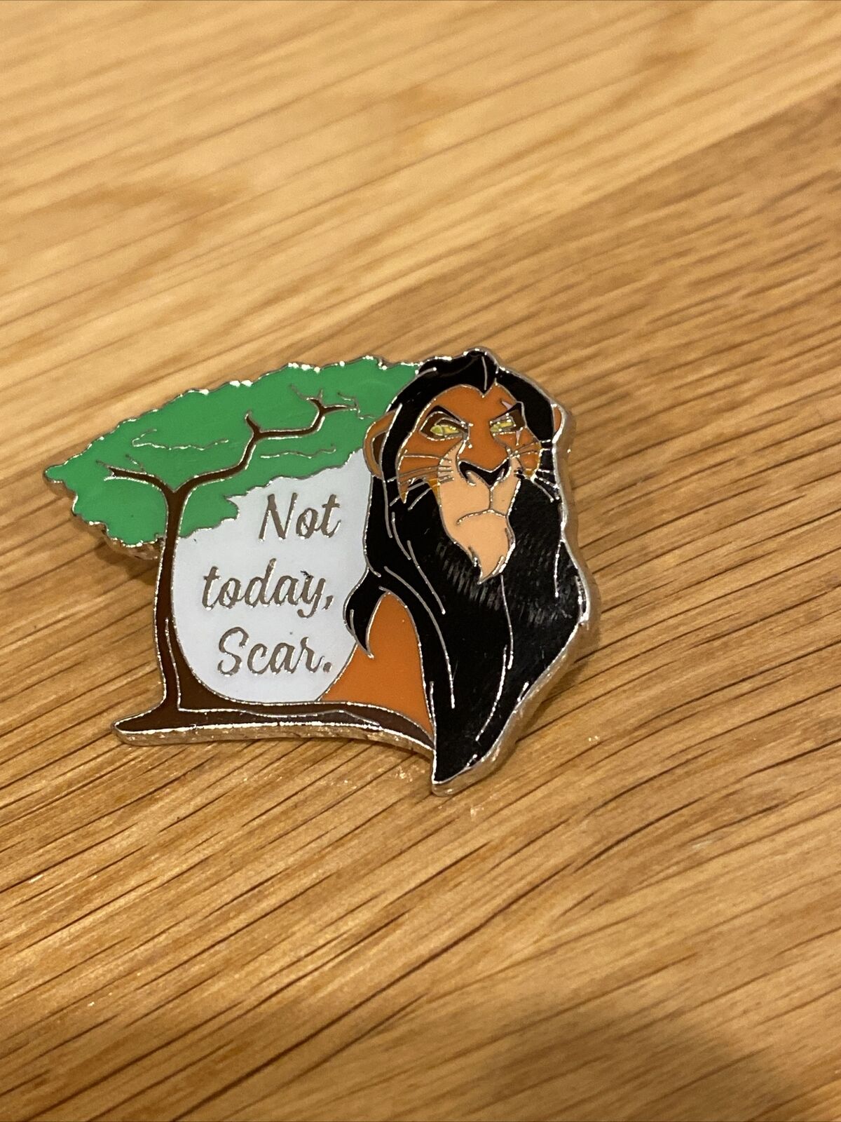 Disney Scar “Not Today, Scar” Only Booster Pin