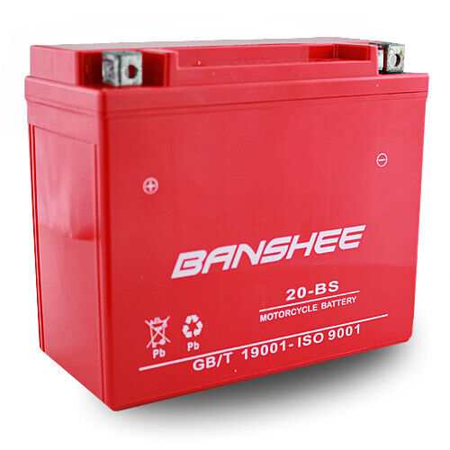 Banshee Replacement GYZ20H YTX20-BS YTX20H-BS YB16-B-CX 12V Sealed AGM