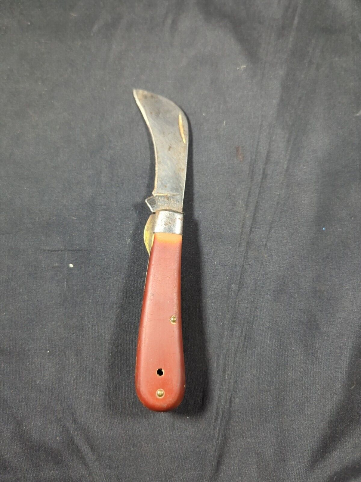Vintage CAMILLUS 1 HAWK BILL Lock Blade Folding Pocket Knife New York USA *Read