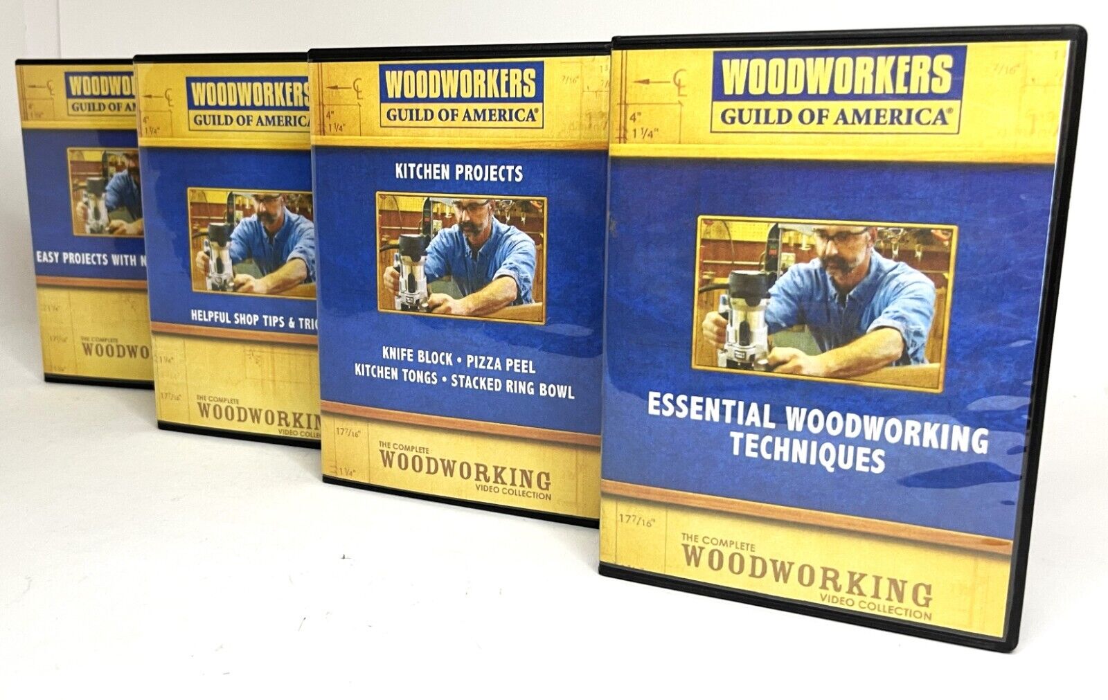Woodworkers Guild of America: Woodworking Techniques 4 DVD Video Collection