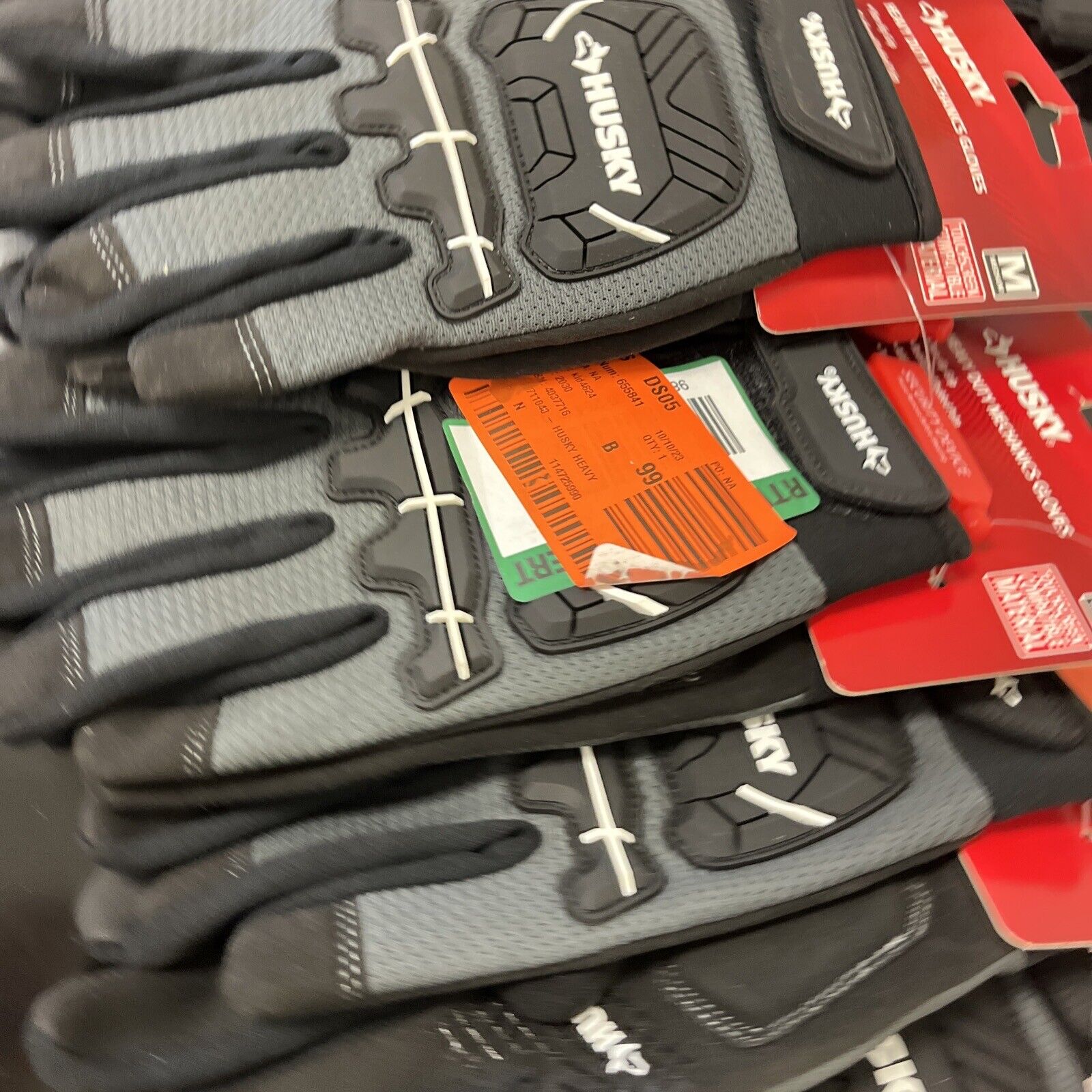 Husky Gloves Medium Heavy Duty Glove Lot Of 5 Pairs