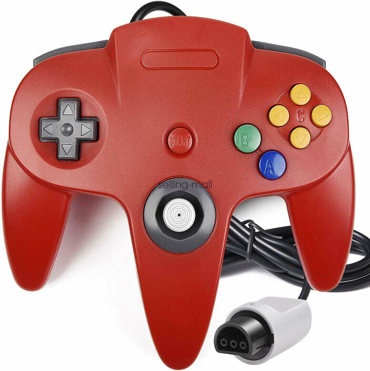 Wired Classic Retro N64 Gamepad Remote Joystick for N64 Console Video Game