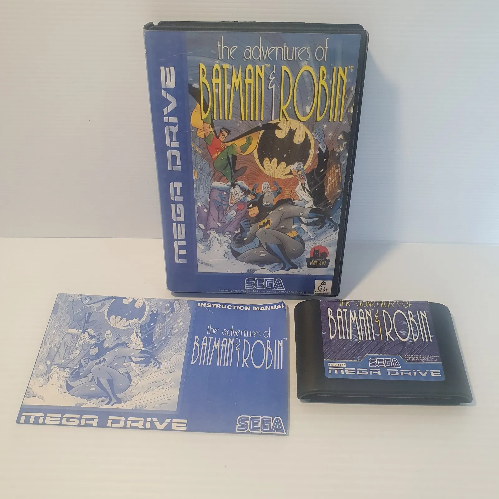 The Adventures of Batman & Robin Sega Mega Drive PAL Boxed Complete W Manual CIB