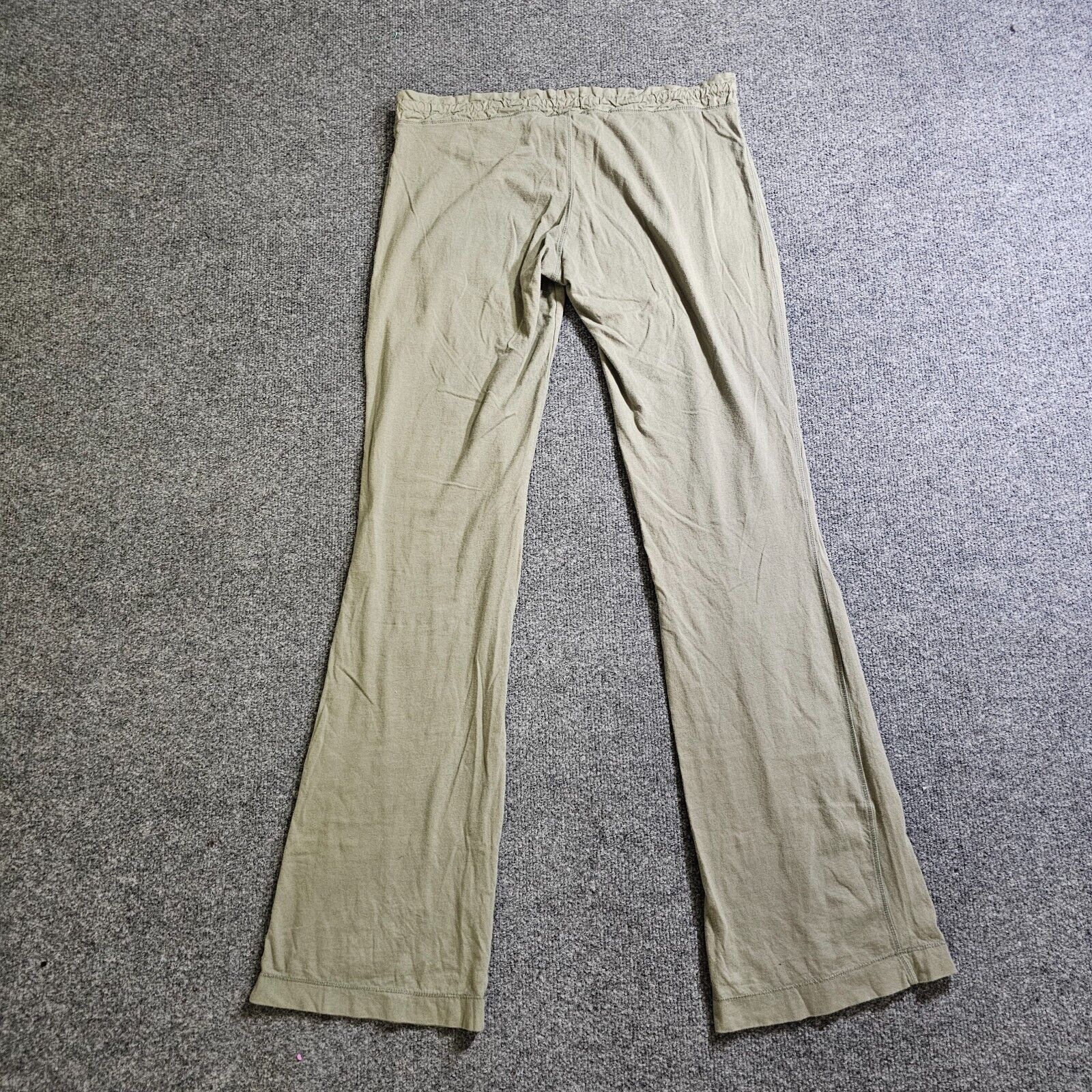 James Perse Standard Pants Womens Small Green Flared Size 1 Pull On Casual Loung