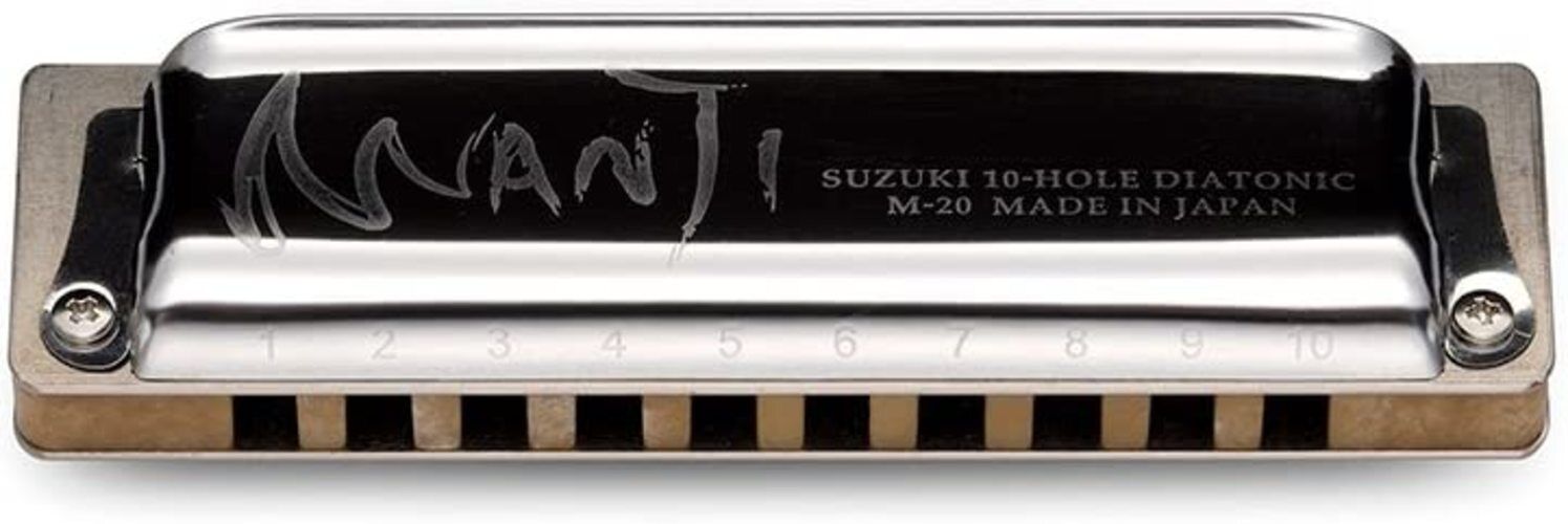 Suzuki Harmonica Silver Suzuki-Manji-G