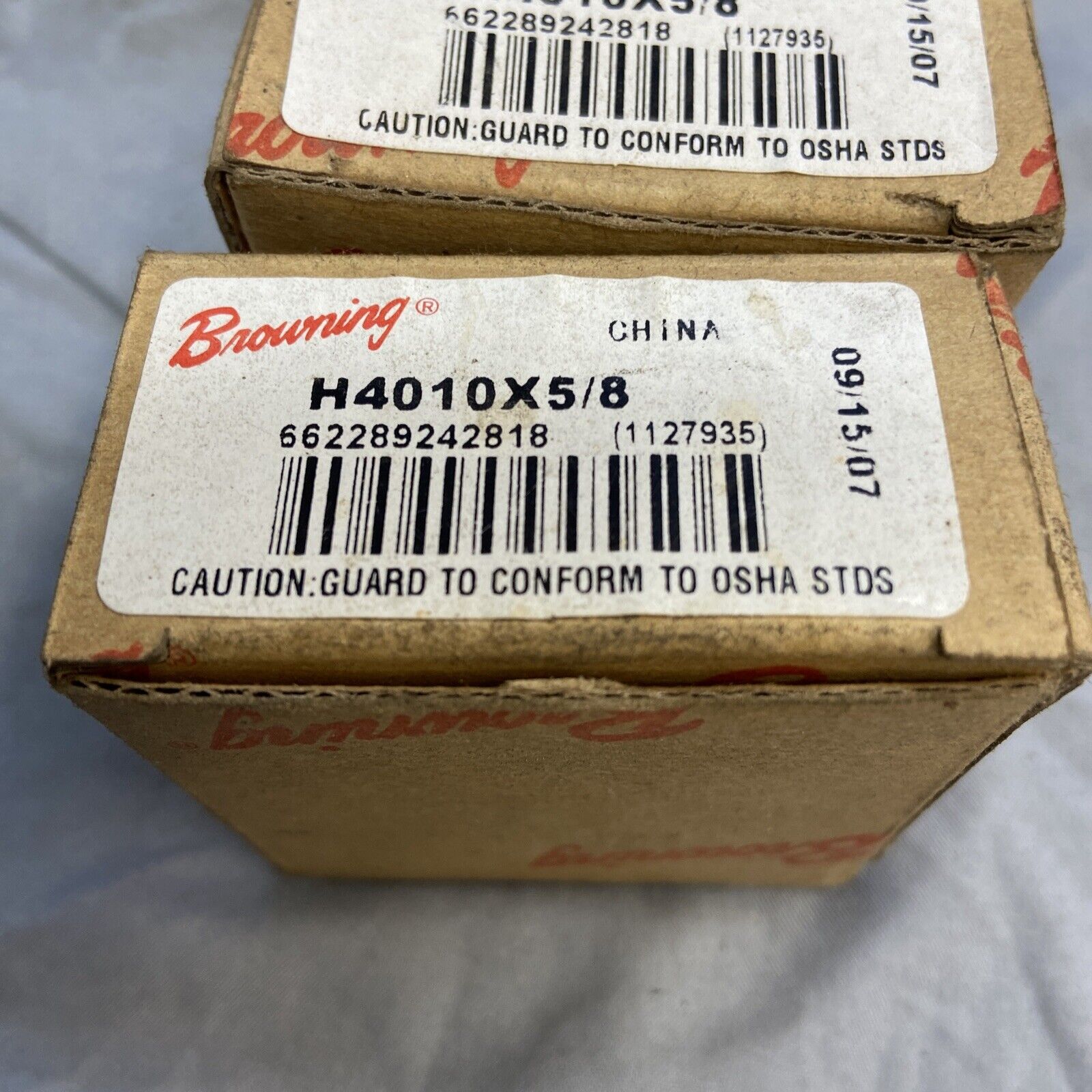 NOS BROWNING H4010 X 5/8 H4010X5/8 FINISHED BORE SPROCKET 5/8\