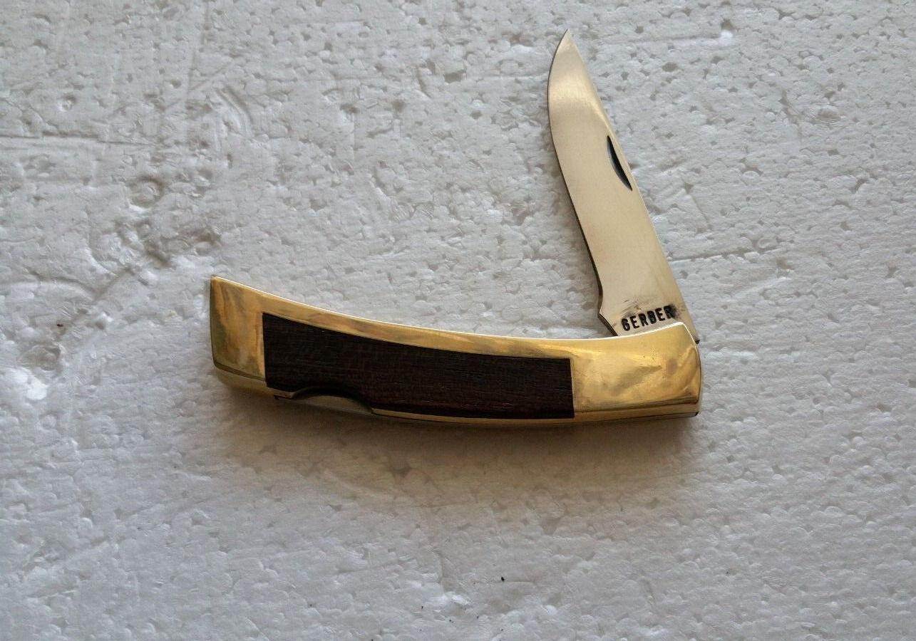 Vintage Gerber Sportsman II 2 Lockback Folding Hunting Pocket Knife 1980\'s USA