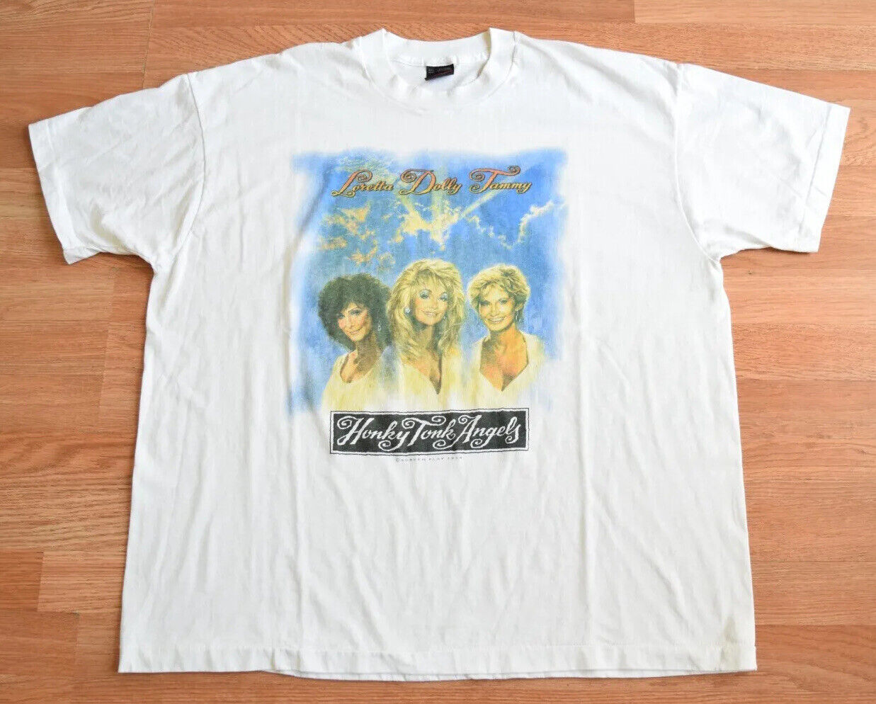 Vintage 1994 Honky Tonk Angels Tour Shirt Tee XXL Rare Dolly Parton Loretta Lynn