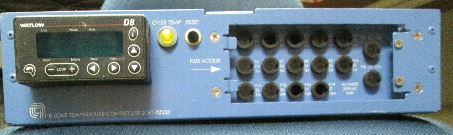 Applied Materials Temperature Controller 8 zone  AMAT 0190-32533