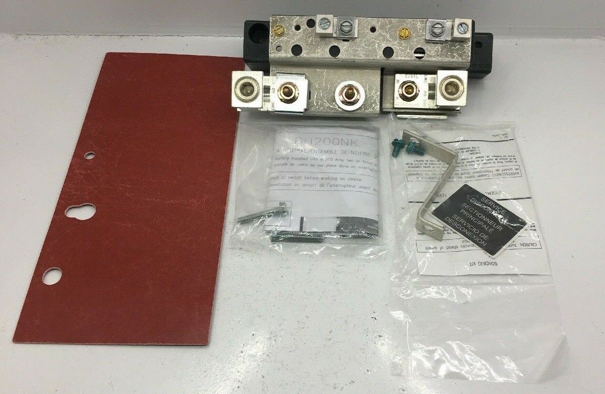 DH200NK EATON Neutral Kit, Used With 200 Amp Heavy Duty Safety Switches (NEMA 4X
