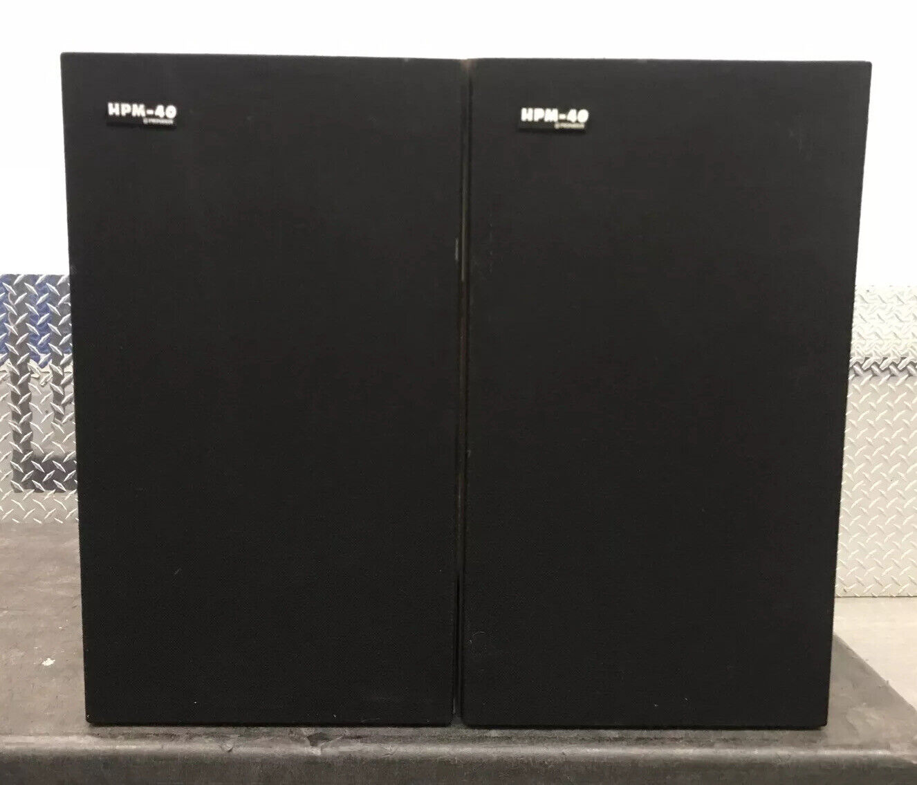 Pioneer HPM-40 HPM40 Speakers With High Range Level Sequence Serial Numbers Rare