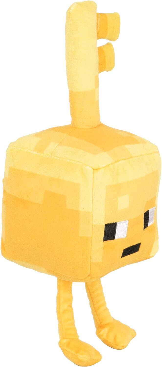 Jinx JX10943 Minecraft Dugneons Happy Explorer Gold Key Golem Plush Toy (8893431