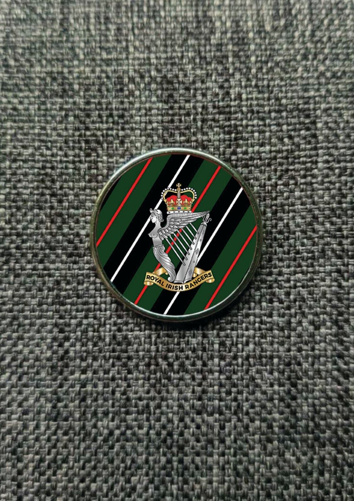 Royal Irish Rangers Lapel Pin Badge 25mm