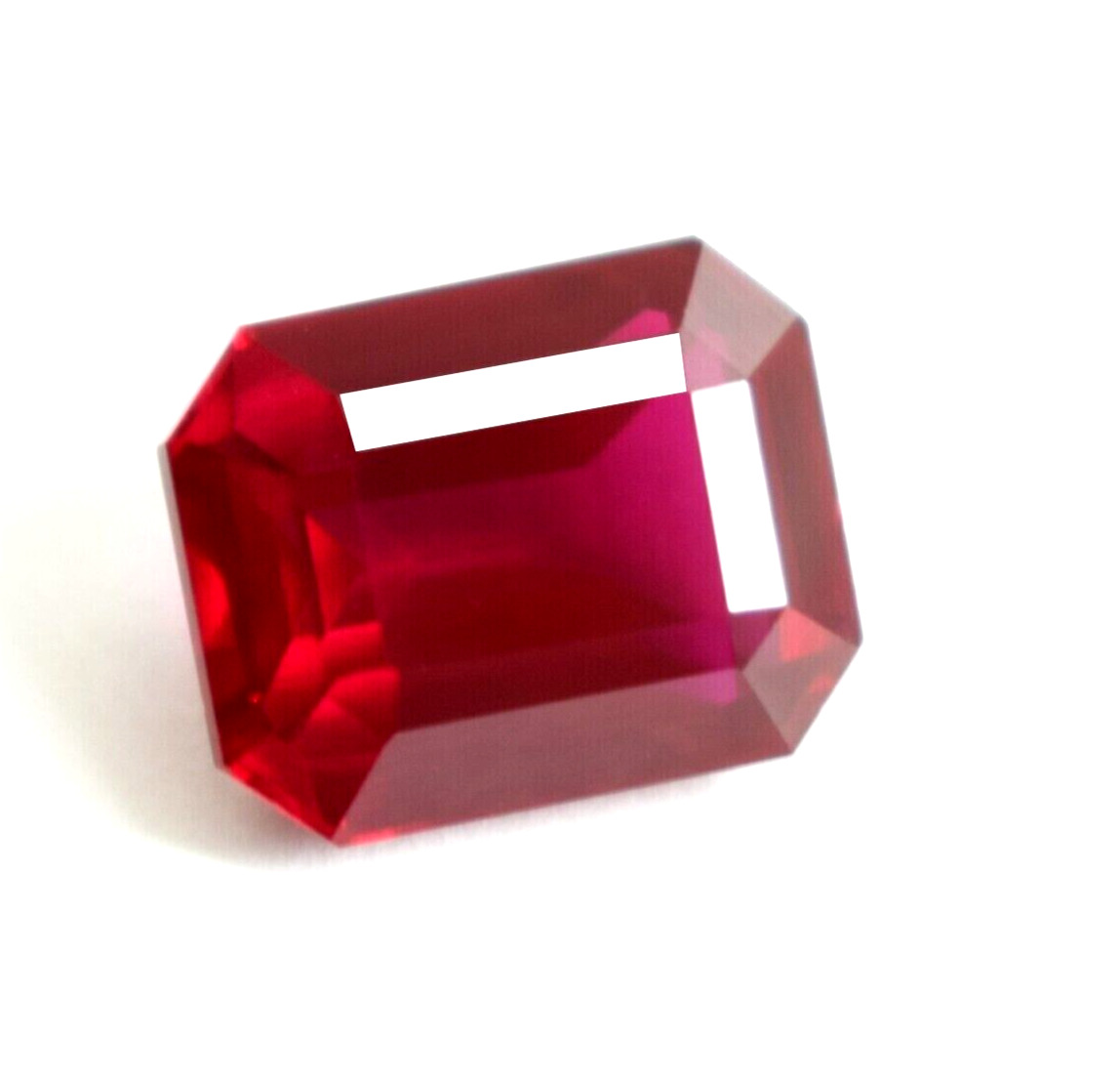 8.50 Ct Ring Size Stone Red Ruby Emerald Cut Natural Loose Gemstone Best Offer