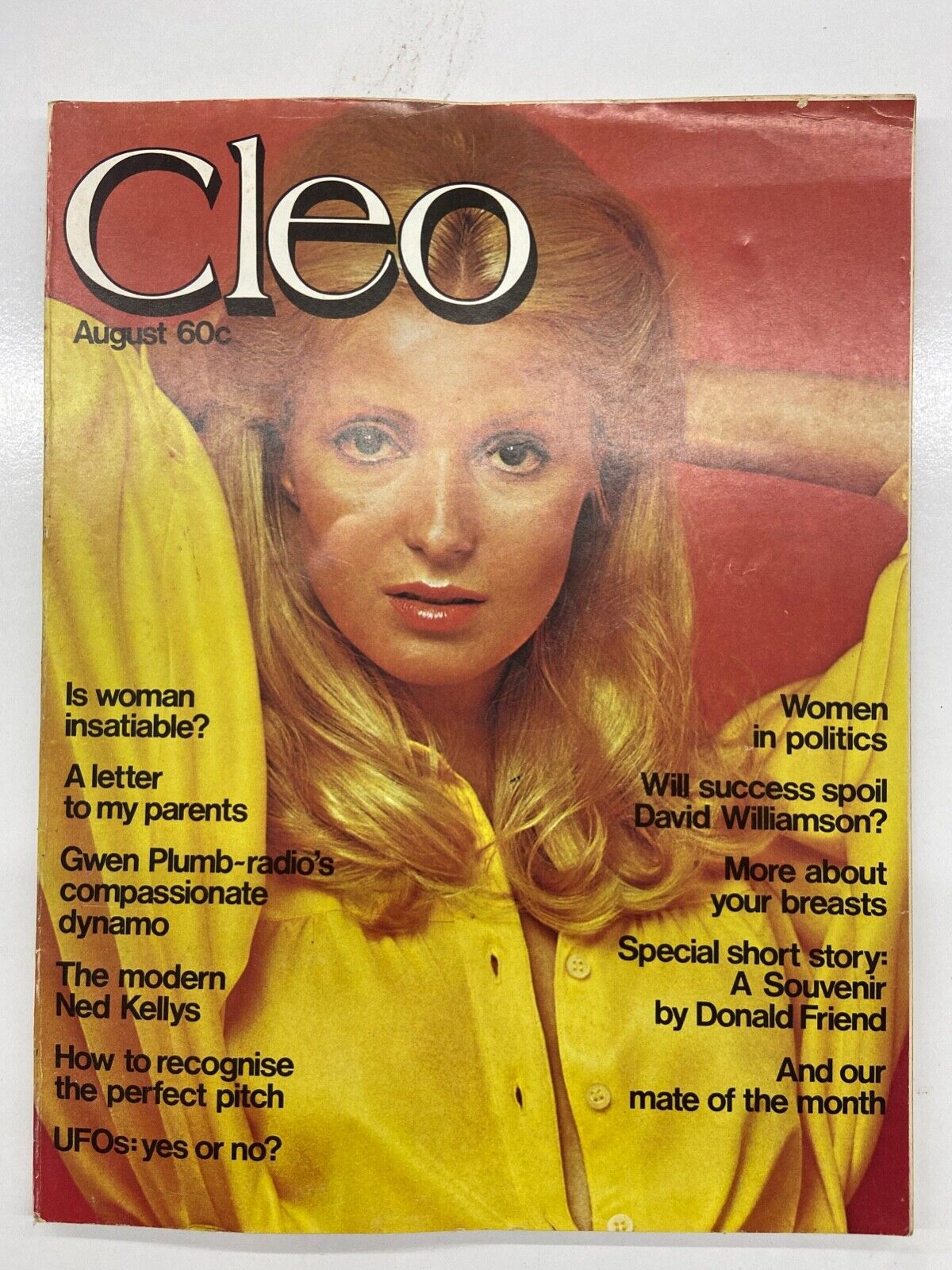 Vintage Cleo Magazine August 1973