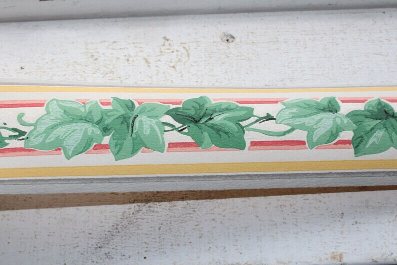 Vintage 1950s Wallpaper Border Royal Ivy Dex Brand Unused Wall Paper