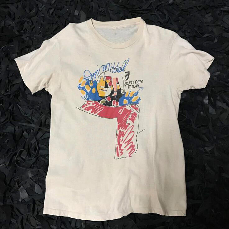 Vintage Summer Tour 79 Joni Mitchell T-Shirt Music White Unisex S-3XL For Fans