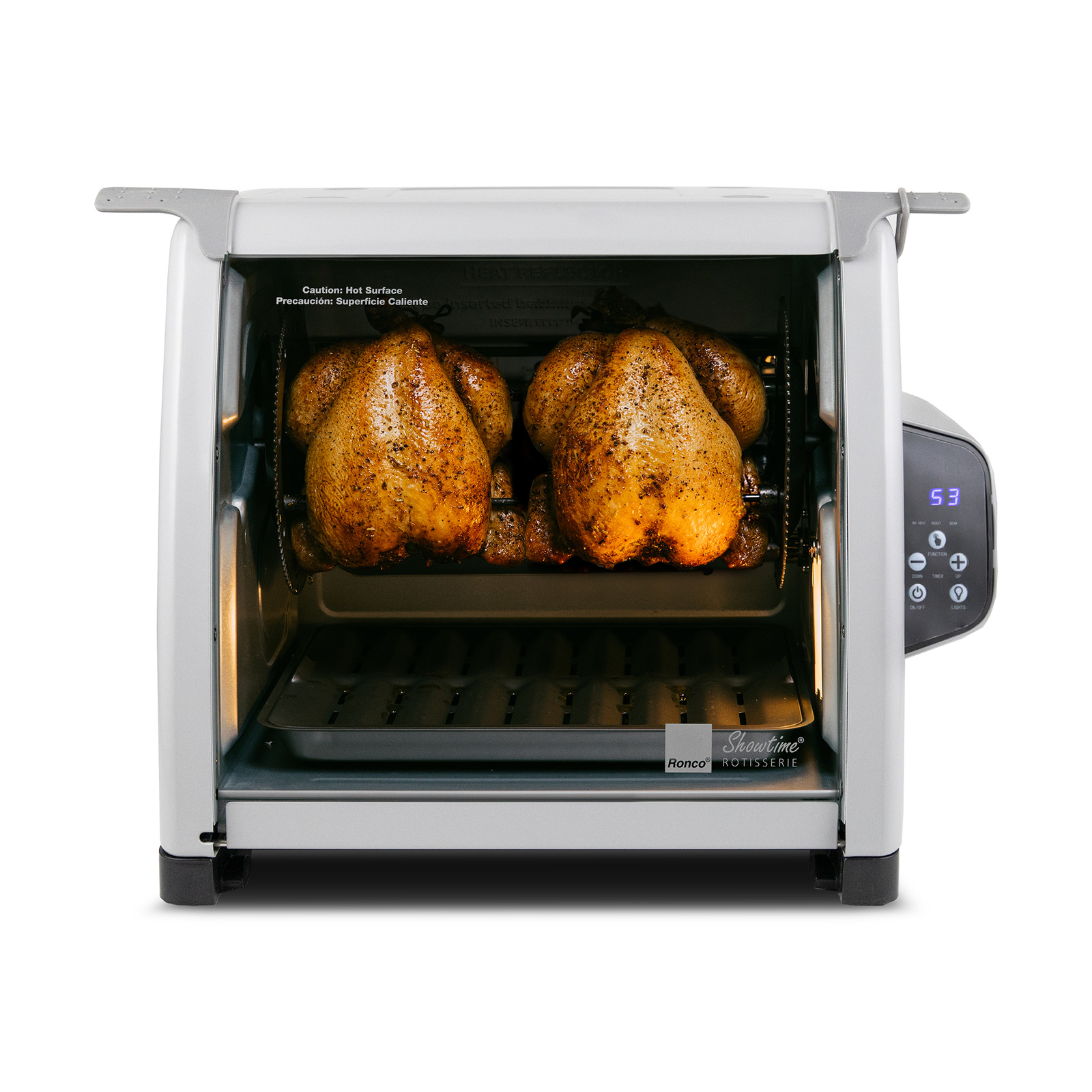 Ronco 6000 Platinum Series Rotisserie Oven, 3 Cooking Functions, Digital