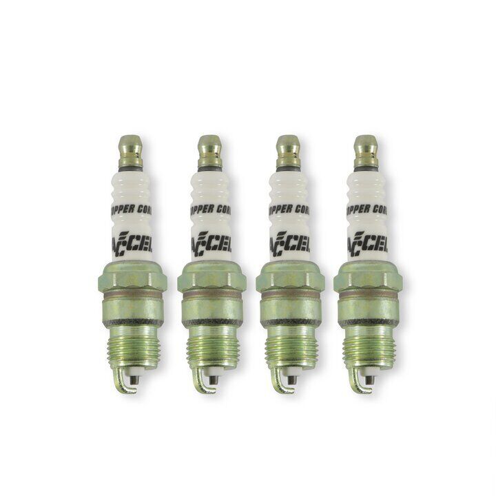 ACCEL 0574S-4 HP Copper Spark Plug - Shorty