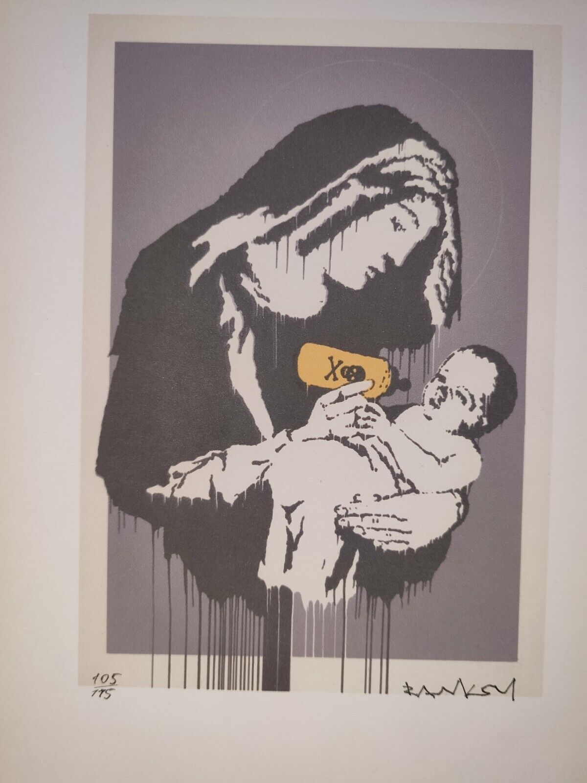 Banksy Painting Print Poster Wall Art Signed & Numbered