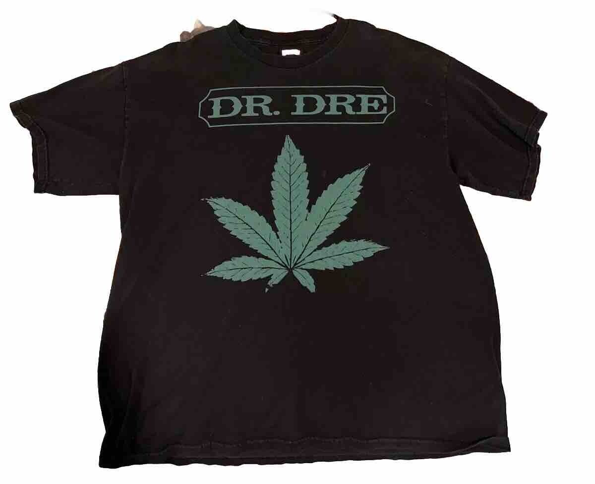 Vintage XL Dr. Dre 2005 Death Row  Shirt VERY RARE Marijuana Pot Leaf Cannabis