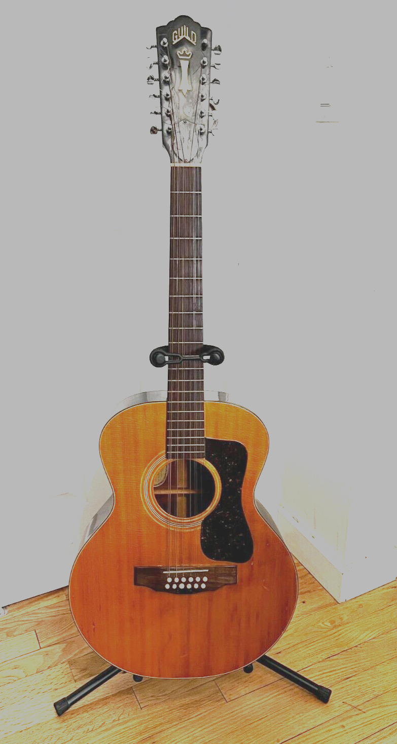VINTAGE GUILD F112 - 12 String Guitar & Original Hard Case
