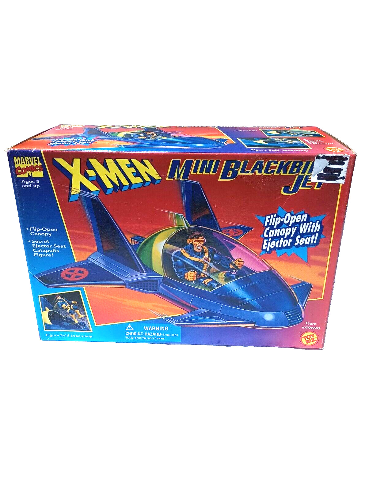NEW 1995 Marvel Comics X-Men Mini Blackbird Jet Vehicle by Toy Biz (Sealed)