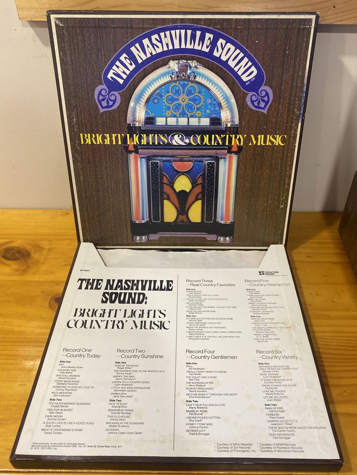 The Nashville Sound - Bright Lights & Country Music , 6 Record Box Set , VG+/VG+