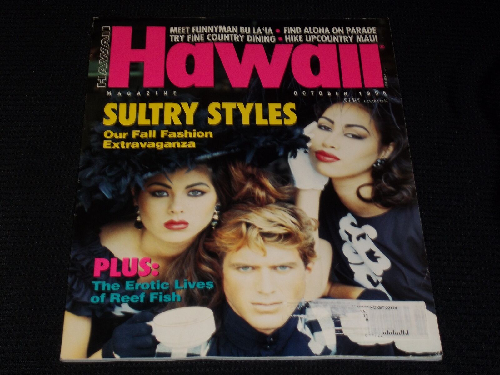 1995 OCTOBER HAWAII MAGAZINE - SULTRY STYLES FRONT COVER - E 1669