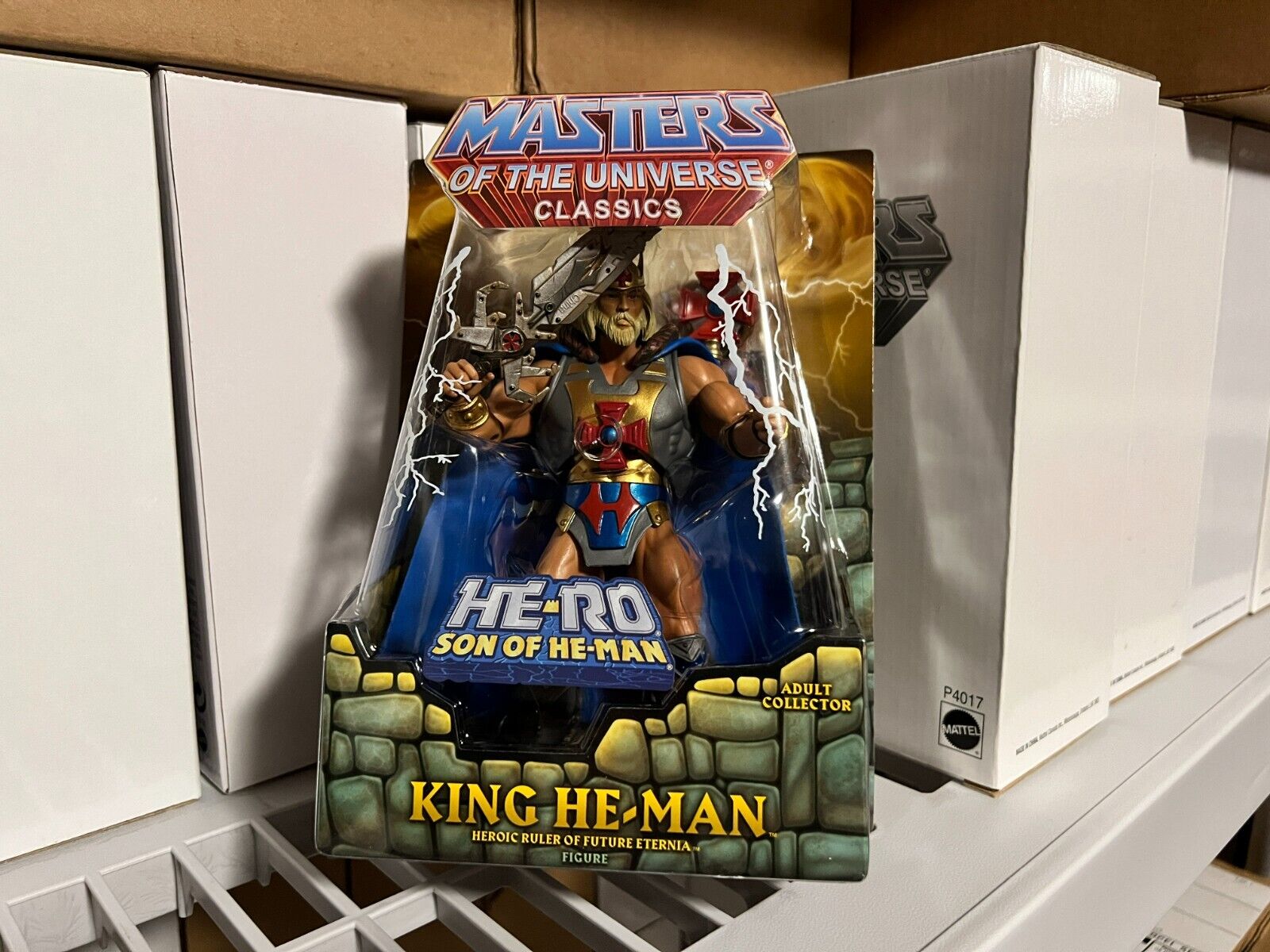 Mattel MOTU Classics King He-Man with mailer box