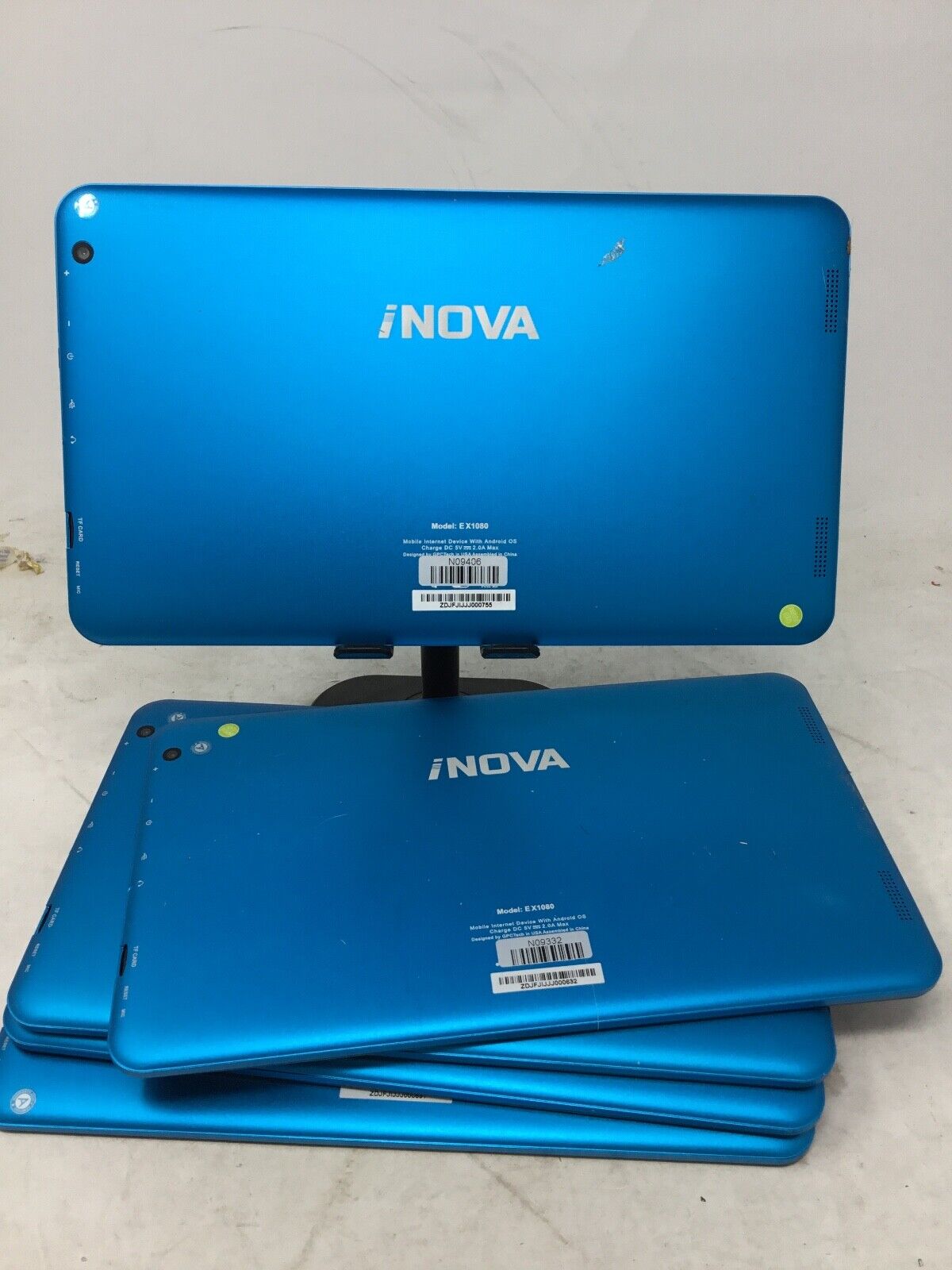 iNOVA EX1080 Quad Core 8GB BLUE -LOT OF 5-FOR PARTS-READ DESCRIPTION -rz
