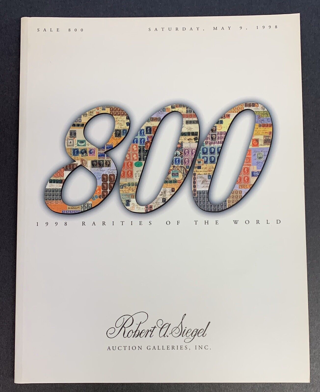 1998 Rarities of the World, Robert A. Siegel, Sale #800, May 9, 1998