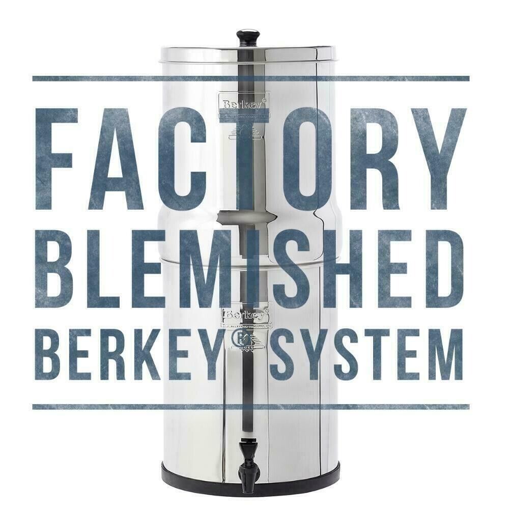 Royal Berkey Water Filter System w/2 BB9 Black Purifier- Factory Blemished ✅