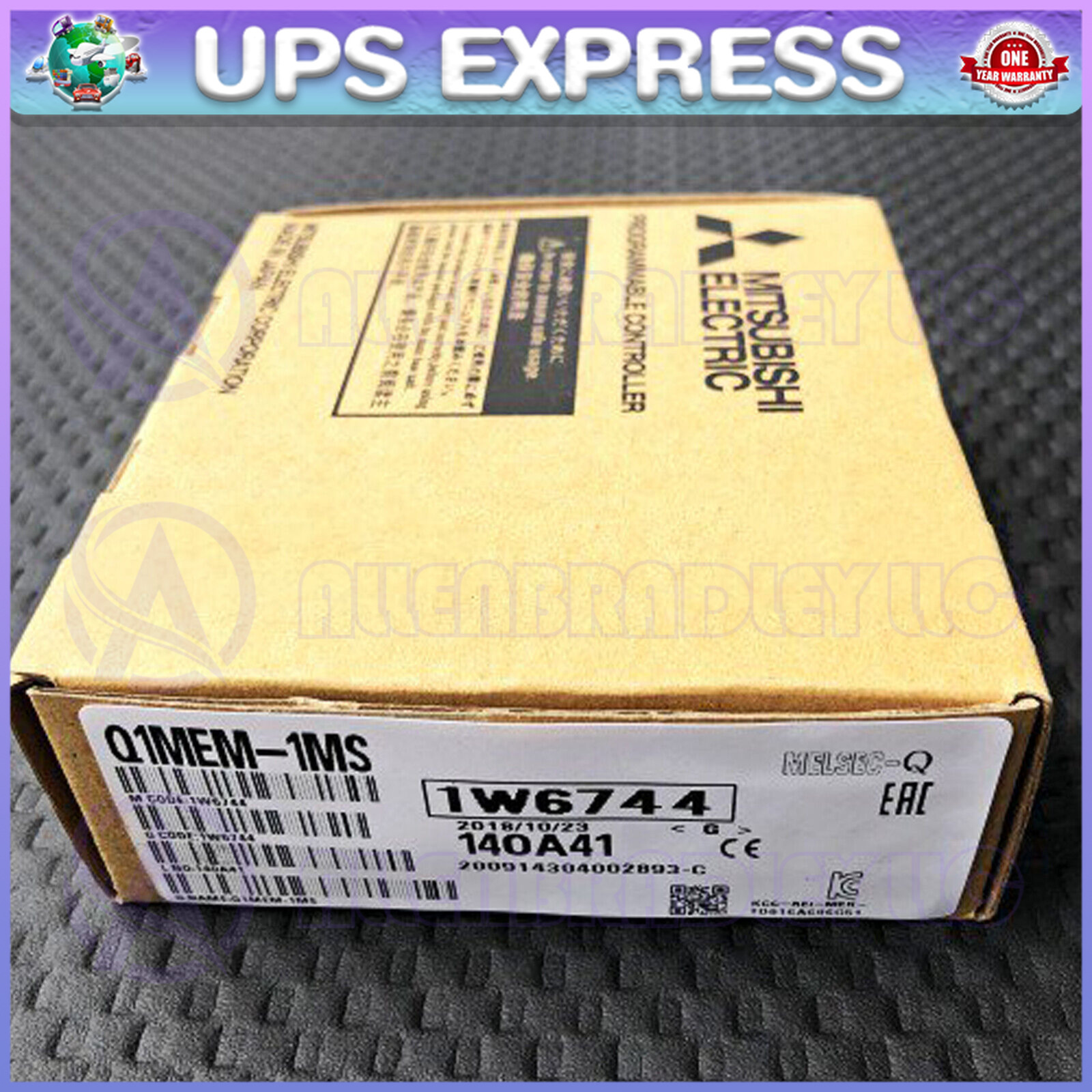 Q1MEM-1MS Mitsubishi Memory Card in Box PLC Module Expedited Shipping Q1MEM1MS