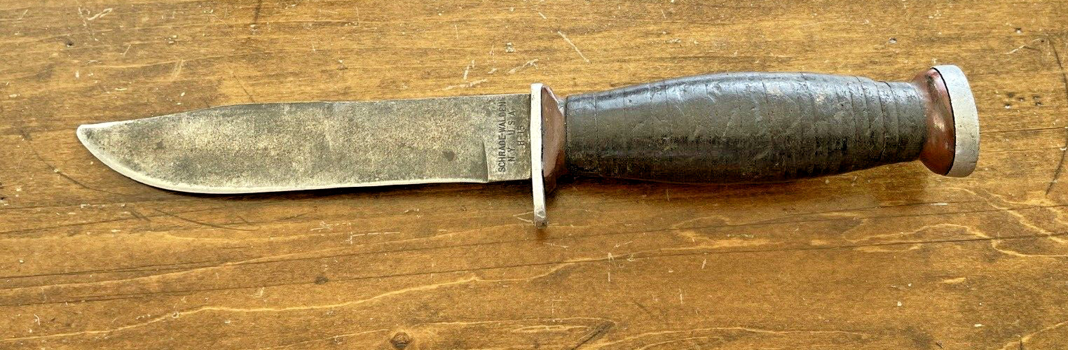 Early Schrade-Walden NY U.S.A. H-15 Hunting/Fighting Knife --802.24