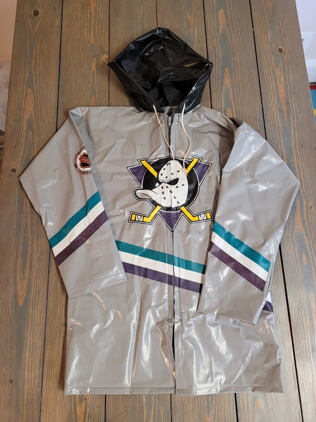 Vintage Mighty Ducks Rain Jacket