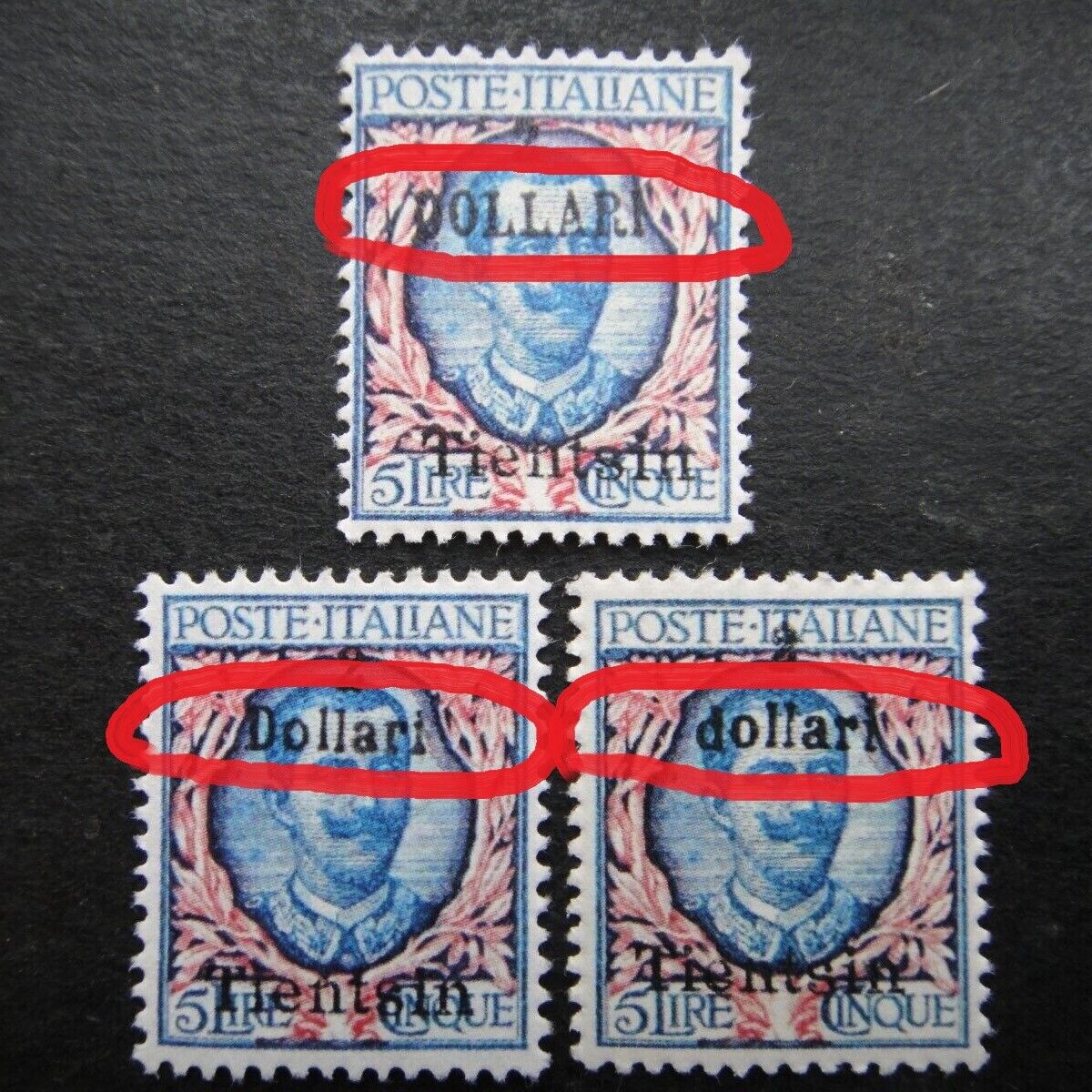Italy  1918 Stamp MNH Italian Post in China TIENTSIN 2 Dollars