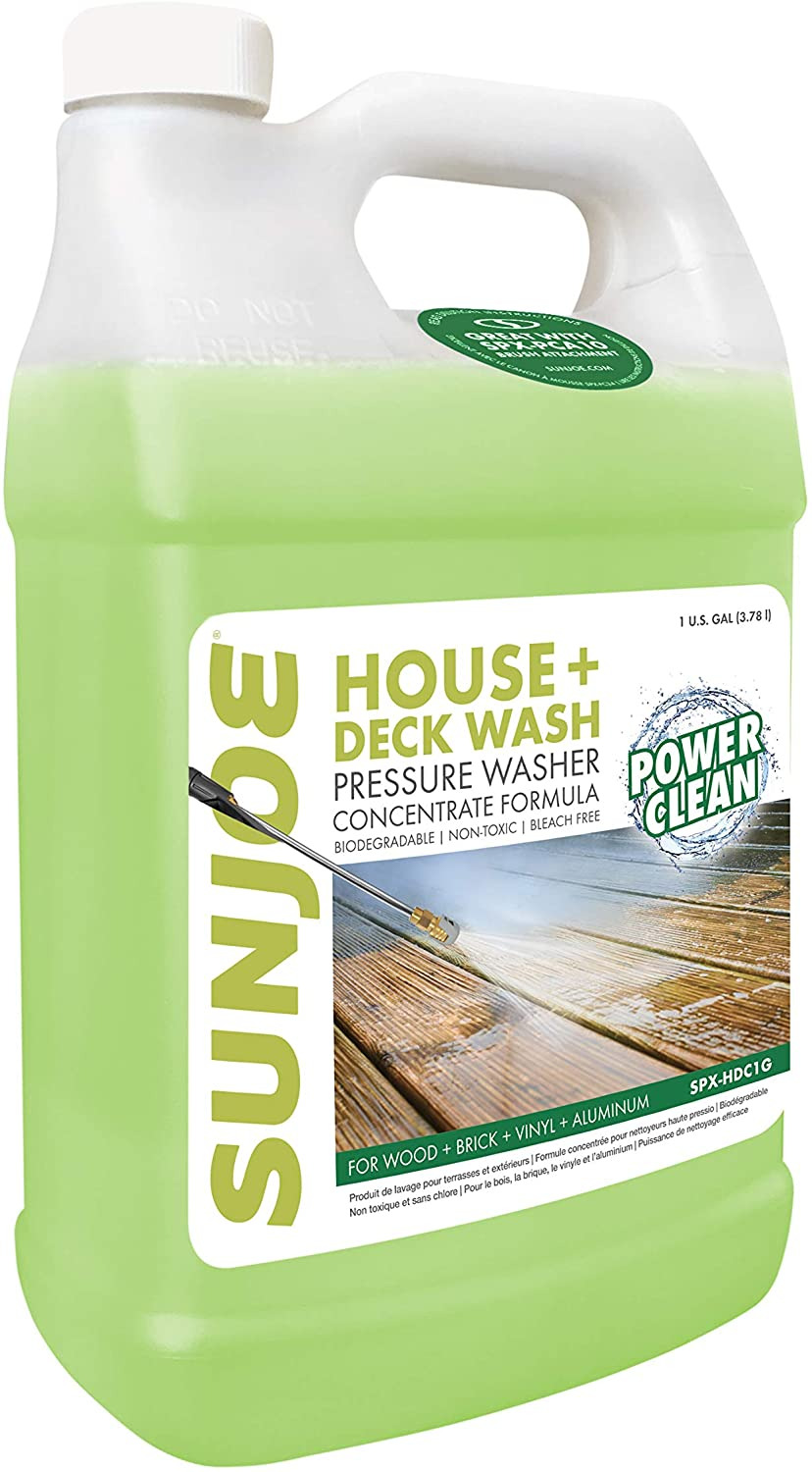 Sun Joe SPX-HDC1G House and Deck All-Purpose Pressure Washer Rated Concentrated