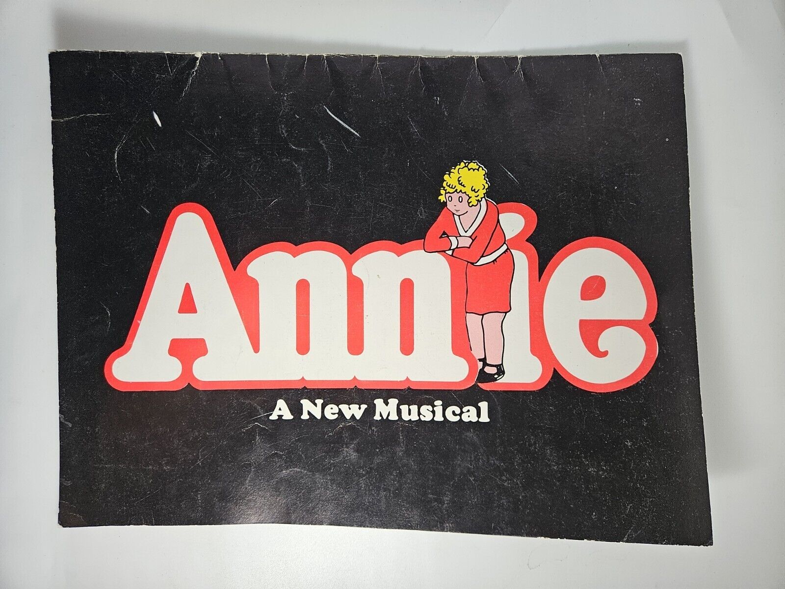 Annie A New Musical Anniversary Edition Program Paperback 1977