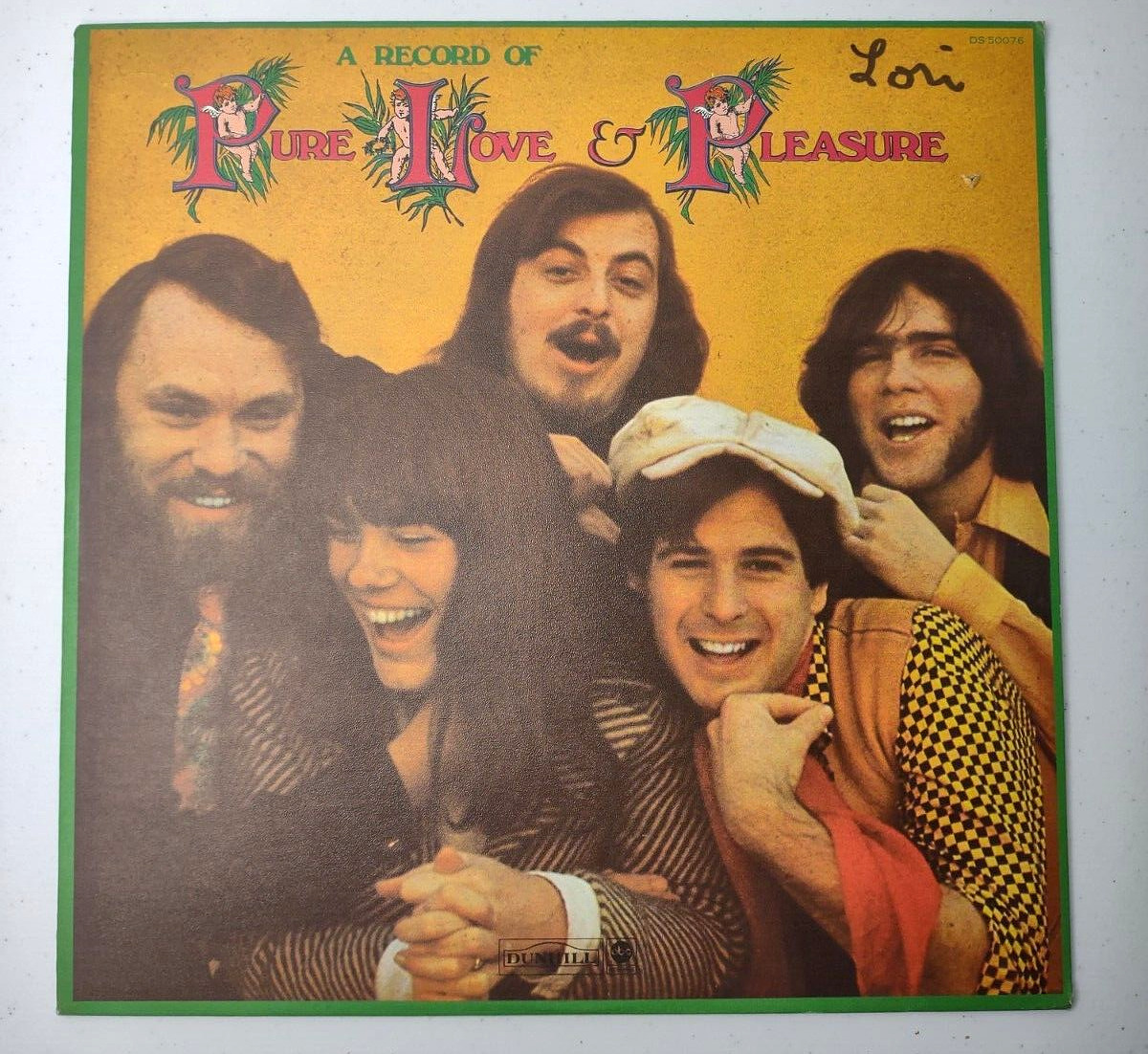 Vintage A Record of Pure Love & Pleasure 1970 Rock Pop Vinyl