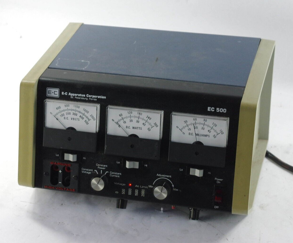 E-C APPARATUS EC-500 ELECTROPHORESIS POWER SUPPLY - Untested