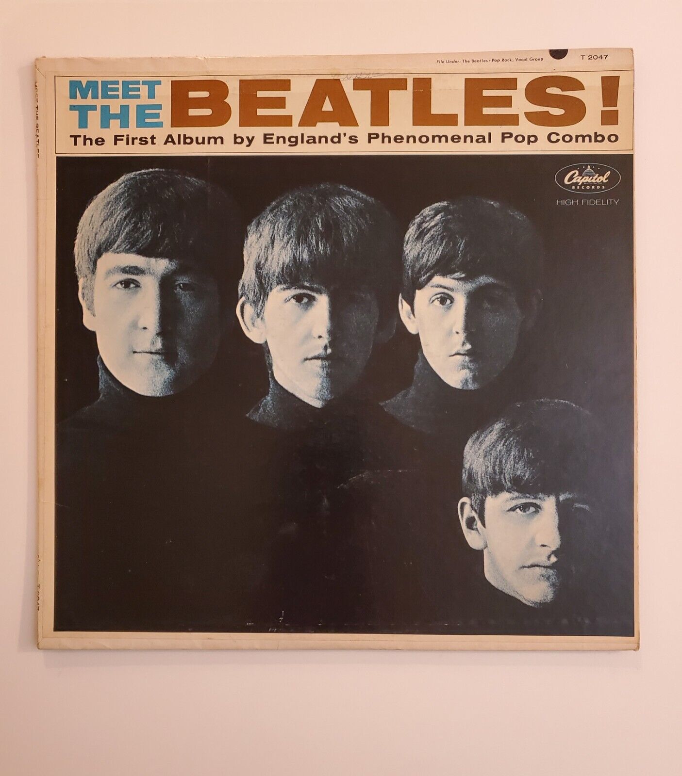 Beatles Meet The Beatles Vinyl LP Capitol T-2047 Mono Scranton First Pressing